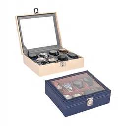 Aura Beige Set of 2 Regular Jewellery Organiser Organisers-14