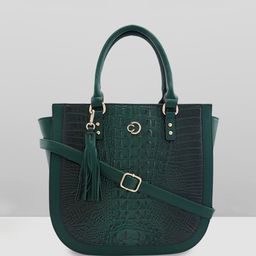 Caprese Women Textured Structured Leather Handheld Bag-8