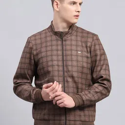 Monte Carlo Men Checked Lightweight Outdoor Tailored Jacket-63