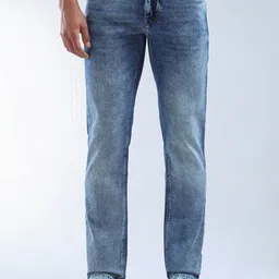 Flying Machine Men Slim Fit Light Fade Stretchable Jeans-image-69