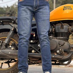 styzon Men Jean Slim Fit Mildly Distressed Jeans-image-36