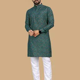DHRUVIL IMPEX Men Ethnic Motifs Printed Kurta-picture-29