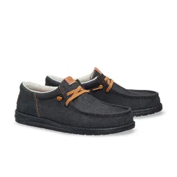 HEYDUDE Men Wally Funk Denim Colourblocked Slip-On Sneakers-picture-30