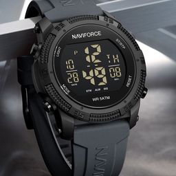 Naviforce Men Dial & Straps Digital Watch NF7104_B GY-32