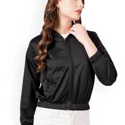 BLUEFICUS Women Outdoor Bomber Jacket-image-40