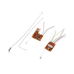 4CH Remote Control Circuit 4CH RC Remote Control 27MHz Circuit PCB Transmitter and Receiver Board with Antenna - RS58764CH Remote Control Circuit 4CH RC Remote Control 27MHz Circuit PCB Transmitter and Receiver Board with Antenna - RS5876 image 3