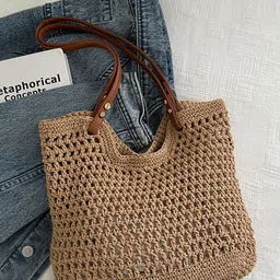 LULU & SKY Textured PU Shopper Shoulder Bag-25