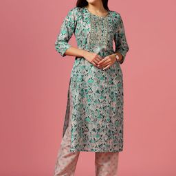 BAESD Women Regular Kurta with Trousers & With Dupatta-picture-10