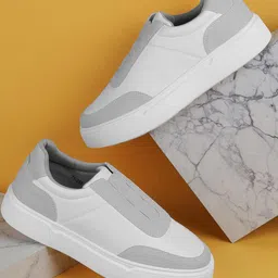 Metro Men Textured Slip-On Sneakers-picture-58
