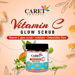 CARET ORGANIC Set Of 2 Vitamin C Glow Scrub- 100 g & Aloevera & Neem Shampoo- 100 ml image 5