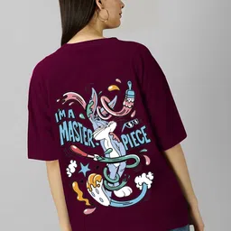 kintu parantu Women Printed Pockets T-shirt-picture-34