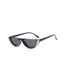 PURPLE WINGS Women Cateye Sunglasses with UV Protected Lens PWSG038HALF-image-82