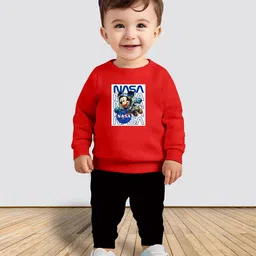 MRS NATURAL Kids Graphic Printed Sweatshirt & Joggers-picture-10