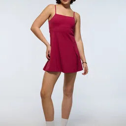 CAVA Women Shoulder Straps Ruby Courtside Dress-43