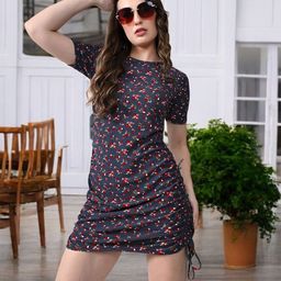 BAESD Women Floral Printed Bodycon Dress-picture-0