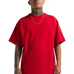 Cool Plus Round Neck Drop Shoulder Cotton Oversized T-shirt-picture-34