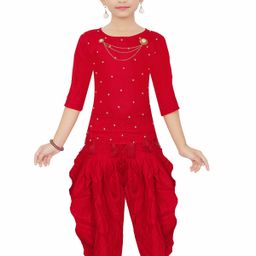 Epochlite Girls Top with Dhoti Pants-image-33
