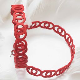 Maansh Contemporary Half Hoop Earrings-32