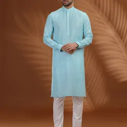 Modi Kurta Mandarin Collar A-Line Kurtas-picture-2