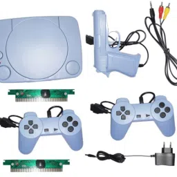 COUNTACH Classic TV Game 8 BIT Console Inbuilt Games with (2 Cassettes) Style 9 NA GB with Contra, Super Mario Bros, F1 Race, Cricket Game-image-54