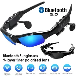 YAROH Bluetooth headset supported sunglass with mic for continuous dynamic MusicR302 image 4