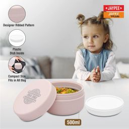 Insulated Lunch Box Pink 500 ml 1 Containers Lunch Box-image-36