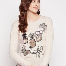 Duke Women Graphic Printed Woollen Pullover Sweater-image-37