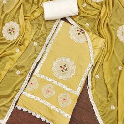 DIVASTRI Embroidered Unstitched Dress Material-image-118
