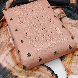 SAINOOR Embroidered Unstitched Dress Material-image-78