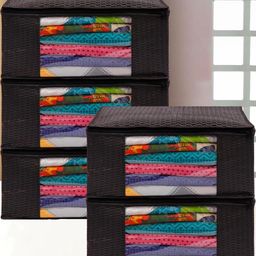 AMAK INC Black Fabric Multi-Utility Wardrobe Organisers-picture-27