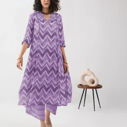 TOOCHKI Women Printed Regular Kurta with Palazzos-15