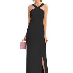 KREADAA Women Bodycon Maxi Slit Dress-image-13