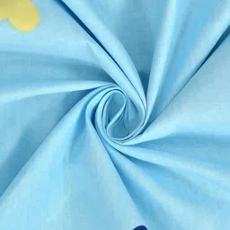 Innovative Edge Blue 160 TC Single Bedsheet with 1 Pillow Covers image 3