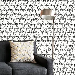 ArtzFolio Black & White Printed UV Resistant Wallpaper-image-54