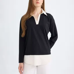 DeFacto Pure Cotton Long Sleeve Sweaters-image-12