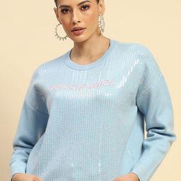 Global Republic Women Embroidered Pullover-image-81