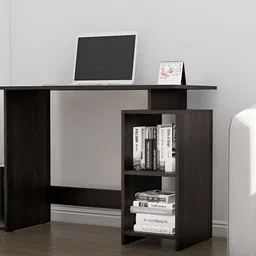 HEXA RED Brown Engineered Wood Study Table For Work From Home Students & Computer Table image 3
