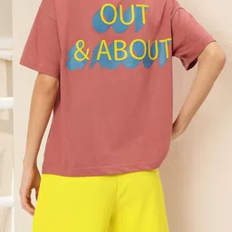 DressBerry Quirk & Chuckle Slang Printed Relaxed Tee-35