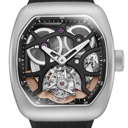 ZEROO Men Skeleton Dial & Straps Analogue Automatic Watch image 3