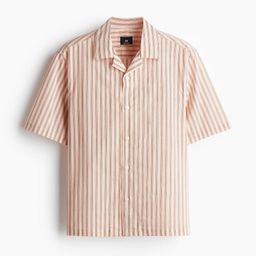 H&M Regular Fit Cotton Resort Shirt-image-83