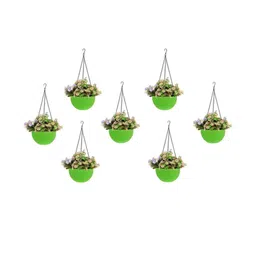 Rattan Hanging Planters Pot with Metal Hanging Chain-45