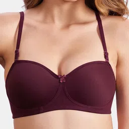 MAROON Bra Medium Coverage image 2