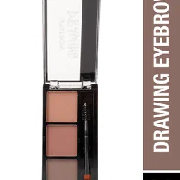 Hilary Rhoda 3 Shades Drawing Eyebrow Palette- Shade- 03-53