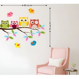 LANSTICK Yellow & Green Splash-Proof Eco-Friendly Tree With Love-Birds Wallpaper-image-63