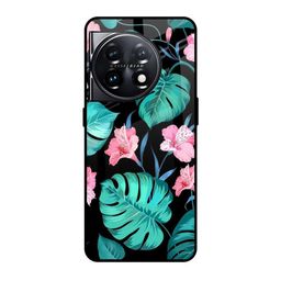 QRIOH Floral Printed OnePlus 11 5G Back Case Mobile Accessories-image-87