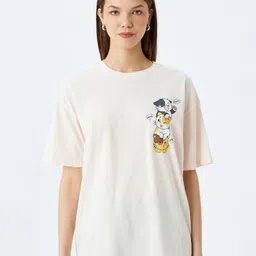 Koton Women Applique T-shirt-image-29