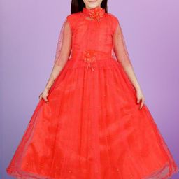 PRENA FASHION Satin Fit & Flare Maxi Dress-image-73