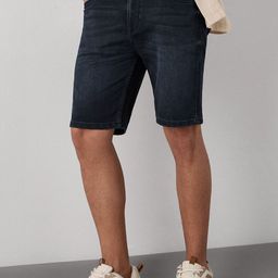 DAGERRFLY Men Solid Regular Fit Denim Shorts-image-65