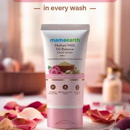 Mamaearth Mulatni Mitti Oil Balance Face Wash For Oil Control & Acne Prone Skin - 150 ml-44