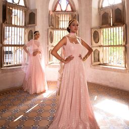 Renee Label Embellished Anarkali With Dupatta-image-33